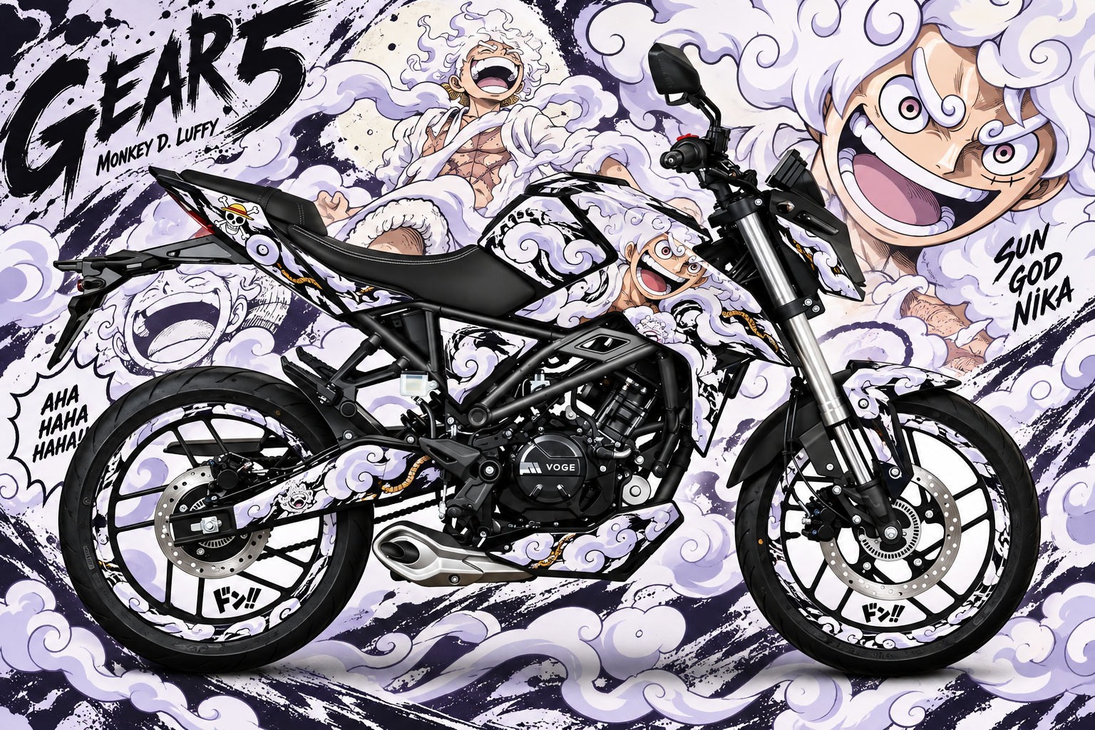 Voge R 125 custom graphic design 8